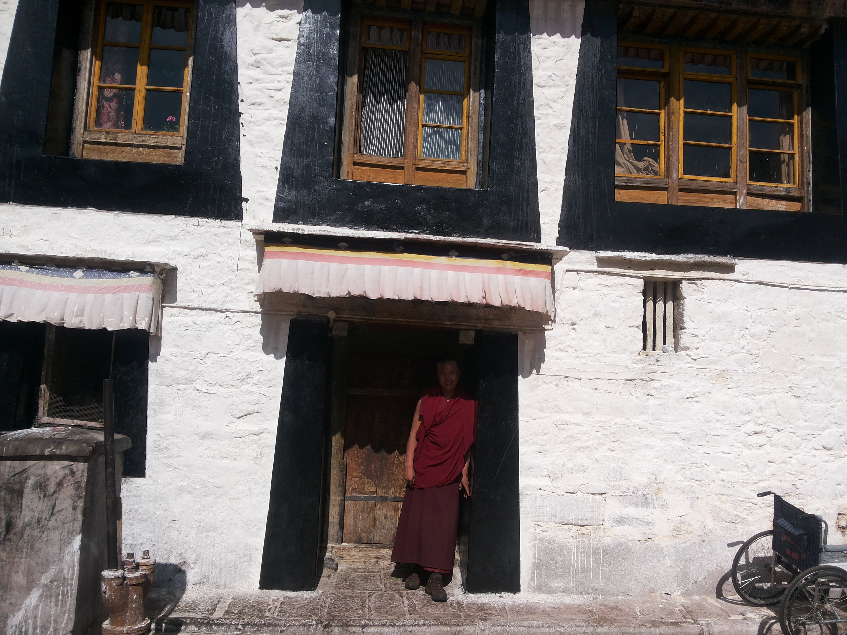 Monastério no Tibet, Lhasa. Foto: Ana Arantes.