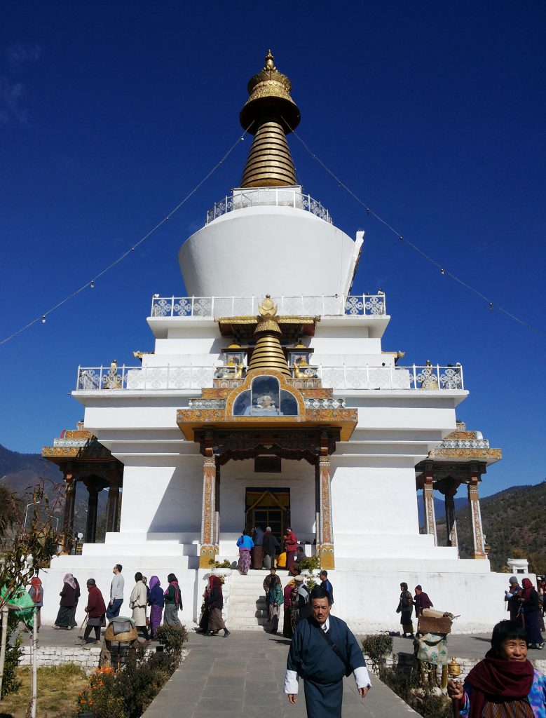 Monumento Religioso em Thimphu.