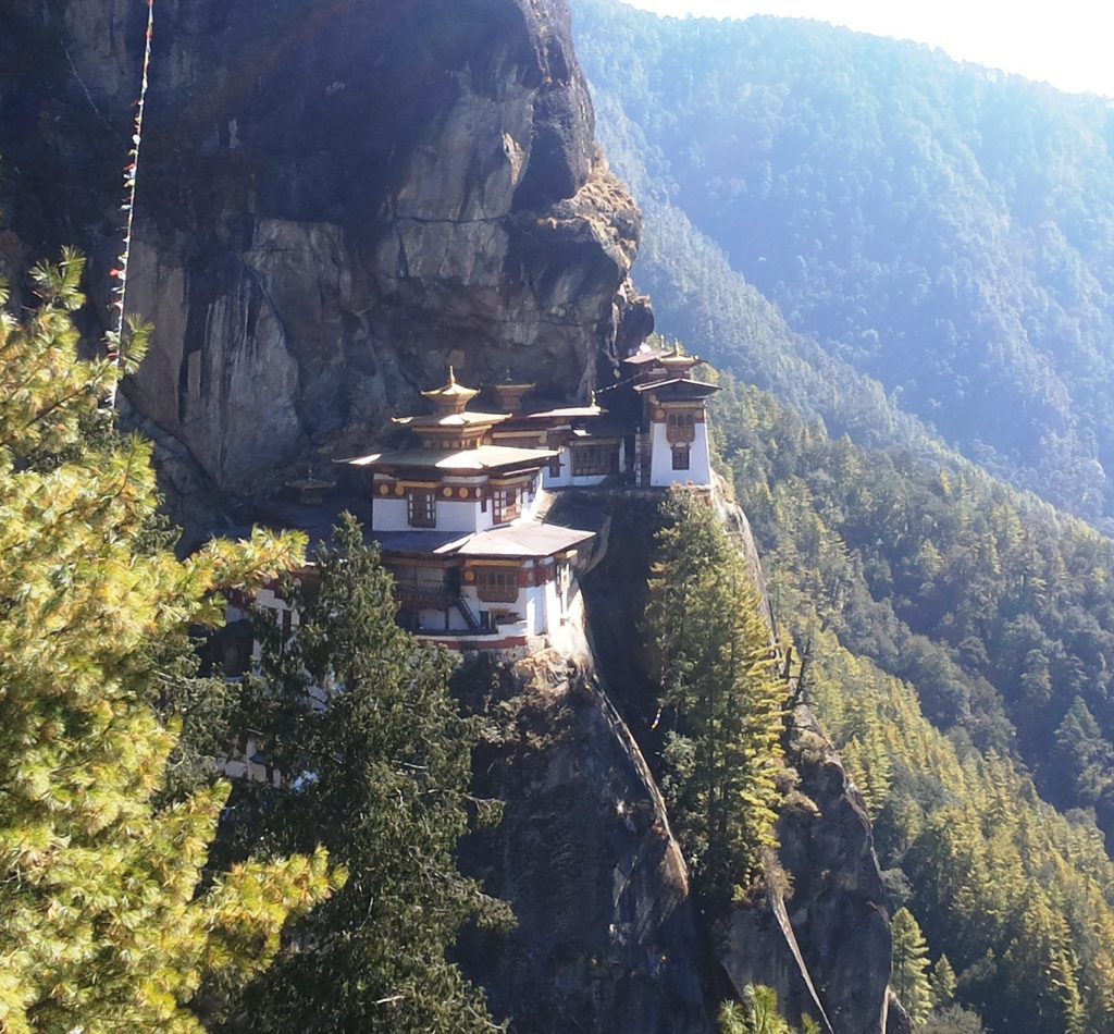 Viagem ao Nepal Tibet e Butão - Vista do Ninho dos Tigres