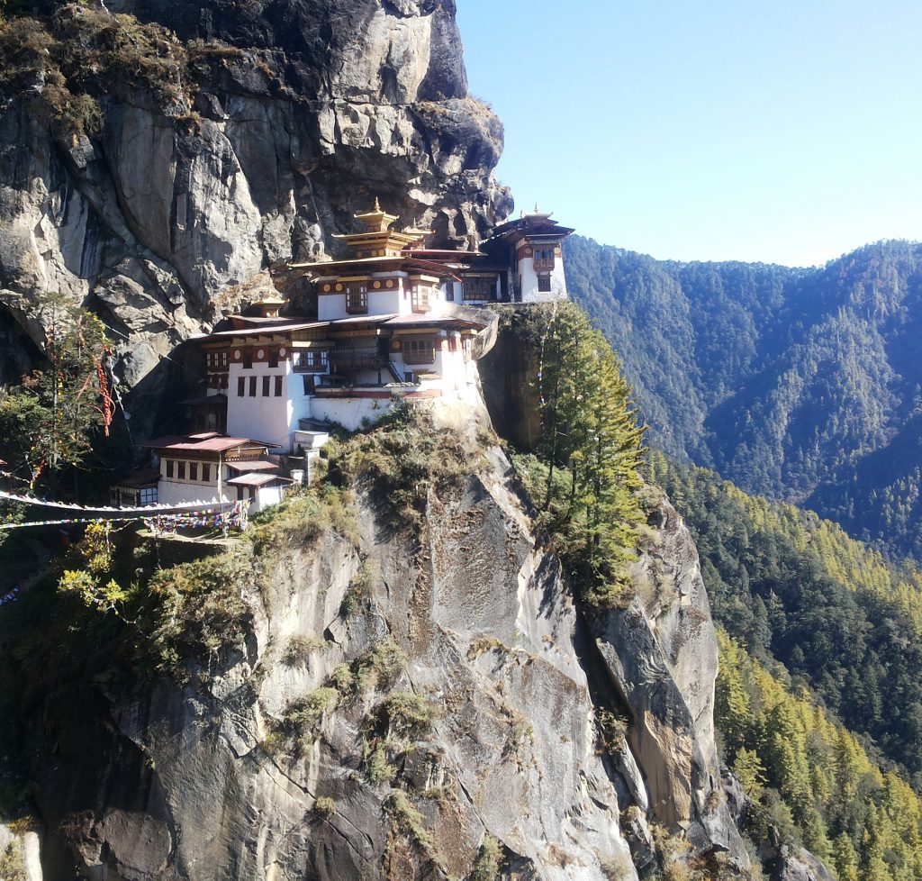 Pacote de viagem para o Butão