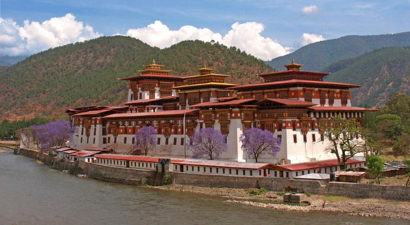 Templo Phunakha Thimbu Butão