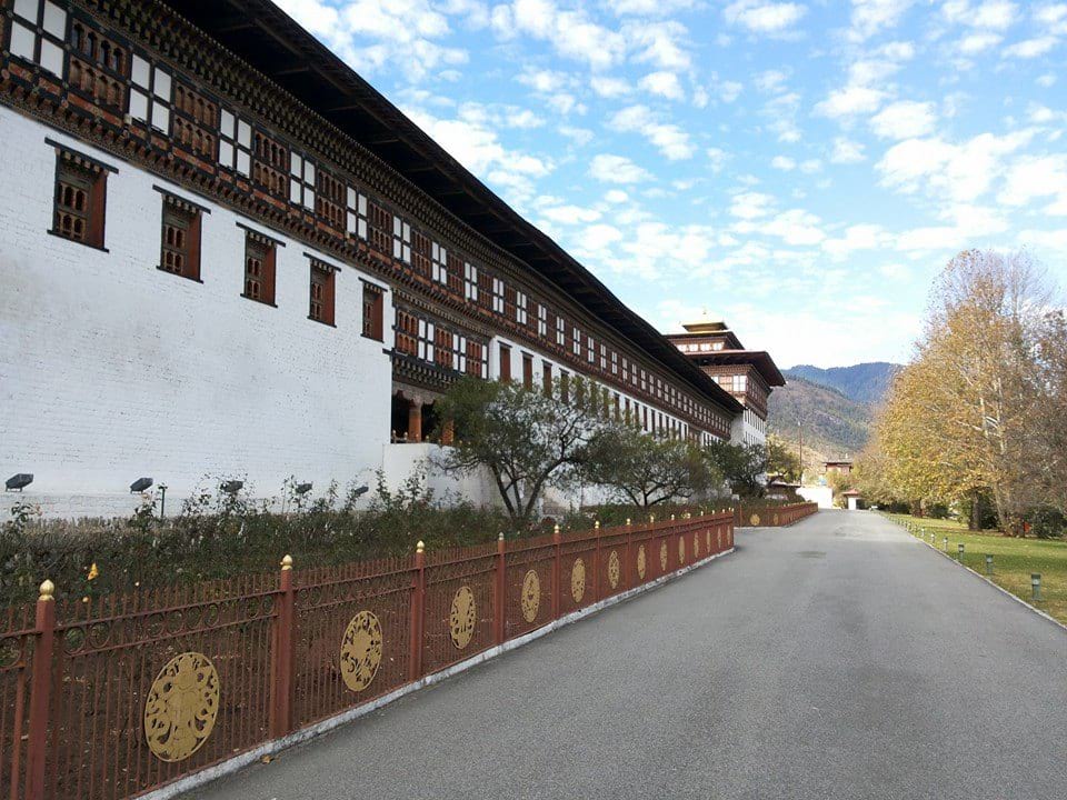 Majestic Tashichho Dzong no Butão