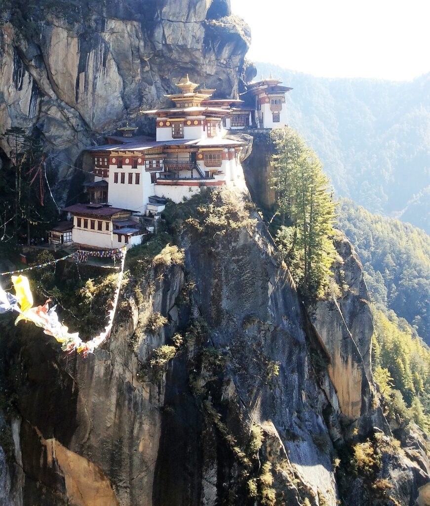 Viagem ao Nepal Tibet e Butão - Vista do Ninho dos Tigres