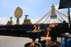 Estupa Boudhanath, Katmandu, Nepal. Foto: Iara Xavier.