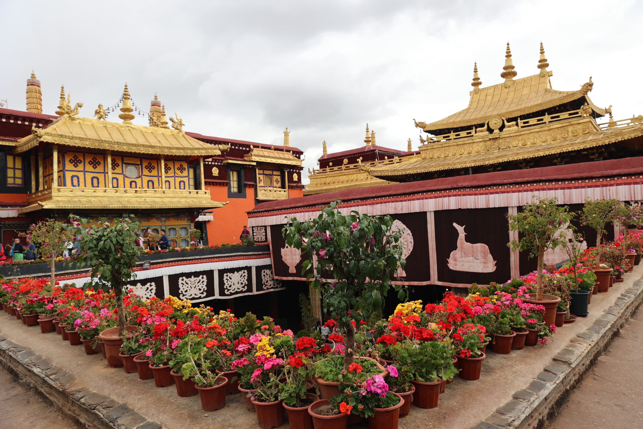 Jokhan Temple, na rua de Brakhor. Lhasa, Tibet. Foto por Iara Xavier.